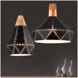 Industriële Retro Vintage Hanglamp Holle Lampenkap