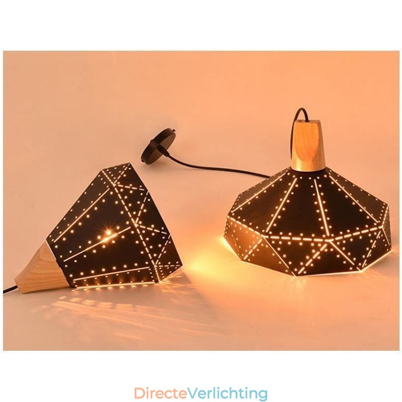 Industriële Retro Vintage Hanglamp Holle Lampenkap