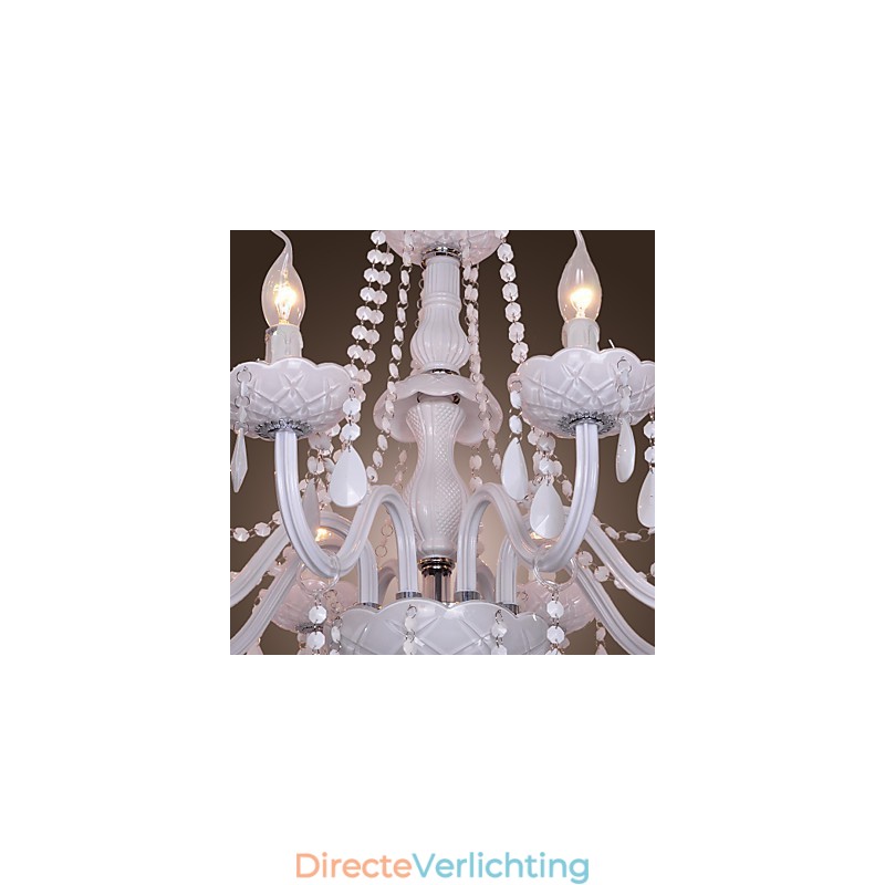 Rustieke Lodge Crystal Electroplated Kristallen Kroonluchter