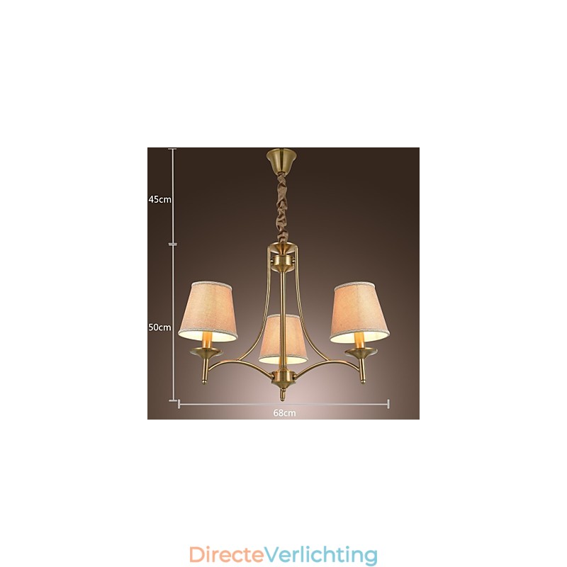 Moderne eigentijdse traditionele klassieke rustieke lodge vintage eiland messing metalen kroonluchter eetkamer