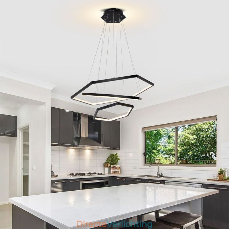 Moderne zeshoekige hanglamp hanglamp