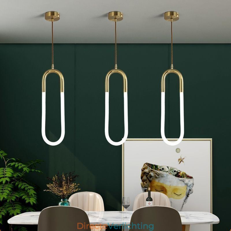 Moderne eenvoudige hanglamp van messing, plafondlamp