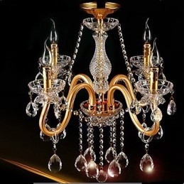 Moderne eigentijdse traditionele klassieke vintage kristal schilderij glazen kroonluchter