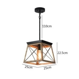 Vintage stijl enkelvoudige hanglamp