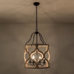 Vintage stijl 4-lichts lantaarn hanglamp