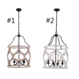 Vintage stijl 4-lichts lantaarn hanglamp