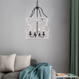 Vintage stijl 4-lichts lantaarn hanglamp