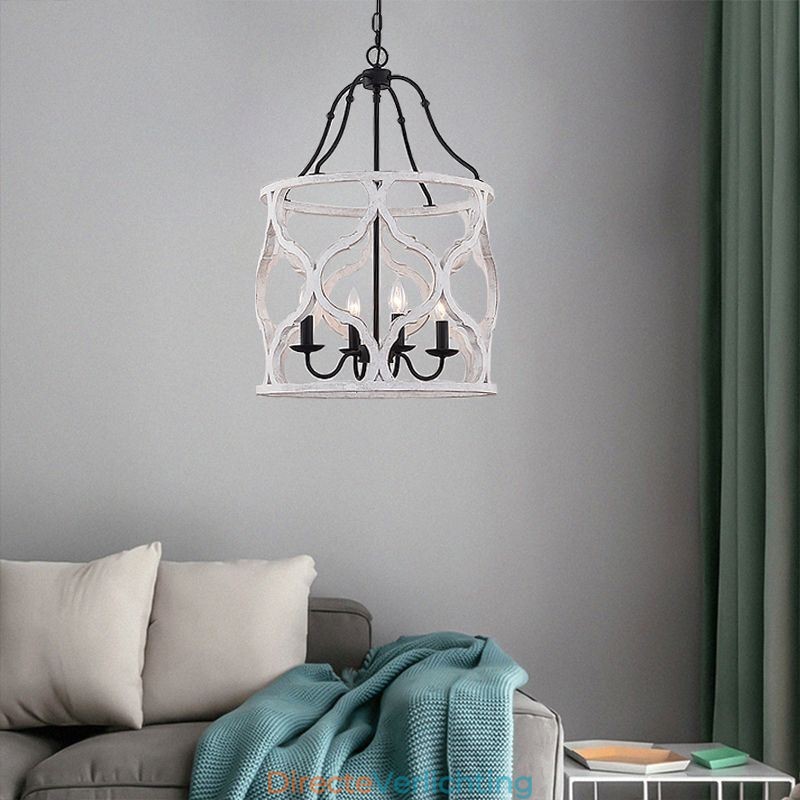 Vintage stijl 4-lichts lantaarn hanglamp