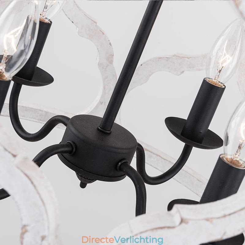 Vintage stijl 4-lichts lantaarn hanglamp