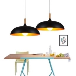 Moderne hanglamp Minimalistische decoratieve lamp Zwart Wit
