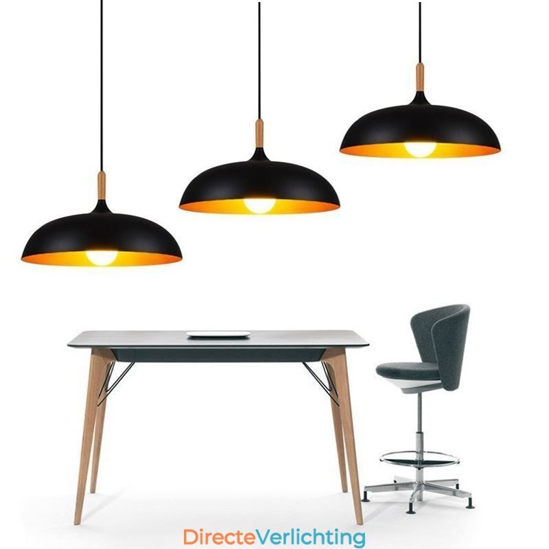 Moderne hanglamp Minimalistische decoratieve lamp Zwart Wit