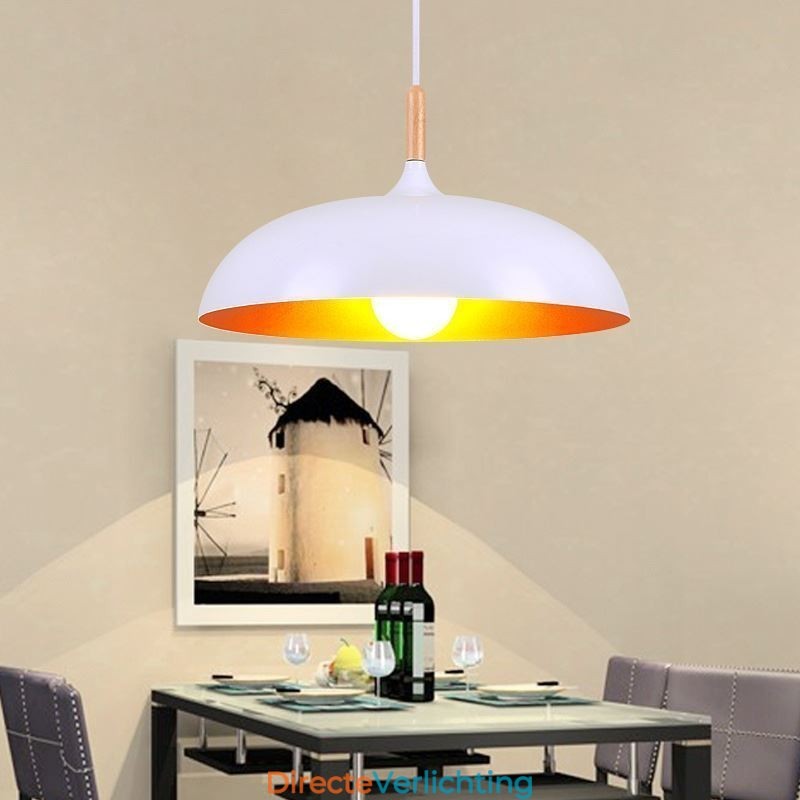 Moderne hanglamp Minimalistische decoratieve lamp Zwart Wit