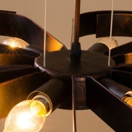 Moderne vintage plafondlamp ijzeren bloemvormige hanglamp