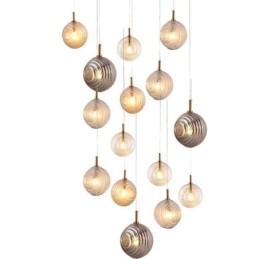 Glazen hanglamp Creatieve decoratieve glazen bol Loft