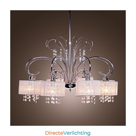 Moderne eigentijdse kristallen chromen metalen kroonluchter Moderne eigentijdse kristallen chromen metalen kroonluchter