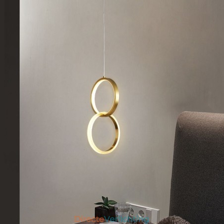 Hanglamp Messing Ringen Decoratieve Verlichtingsarmatuur Hanglamp Messing Ringen Decoratieve Verlichtingsarmatuur