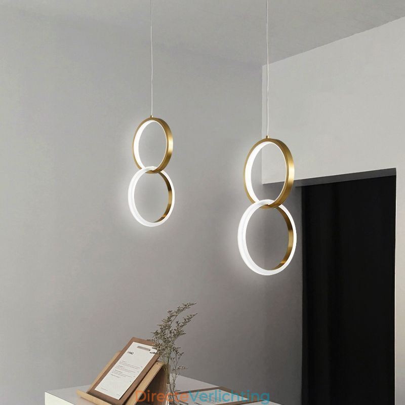 Hanglamp Messing Ringen Decoratieve Verlichtingsarmatuur