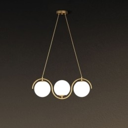 Moderne glazen bol hanglamp minimalistische lamp