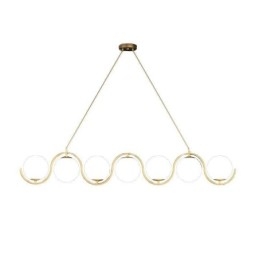 Moderne glazen bol hanglamp minimalistische lamp