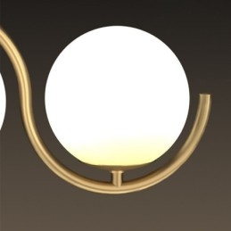 Moderne glazen bol hanglamp minimalistische lamp