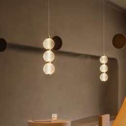 Hanglamp Acryl Kralen Decoratieve Verlichting