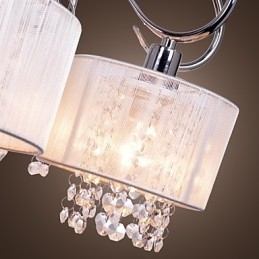 Moderne eigentijdse kristallen chromen metalen kroonluchter