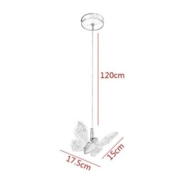 Hanglamp Acryl Vlinder Plafondlamp Armatuur