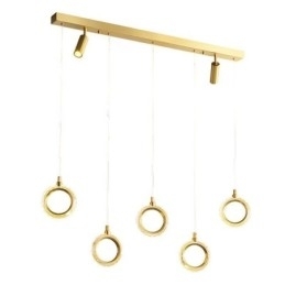 Hanglamp Acryl Ringlamp met Spot