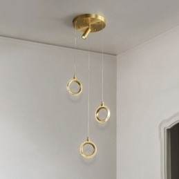 Hanglamp Acryl Ringlamp met Spot