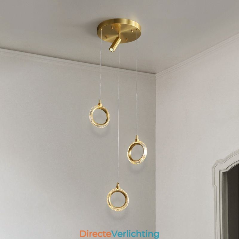Hanglamp Acryl Ringlamp met Spot