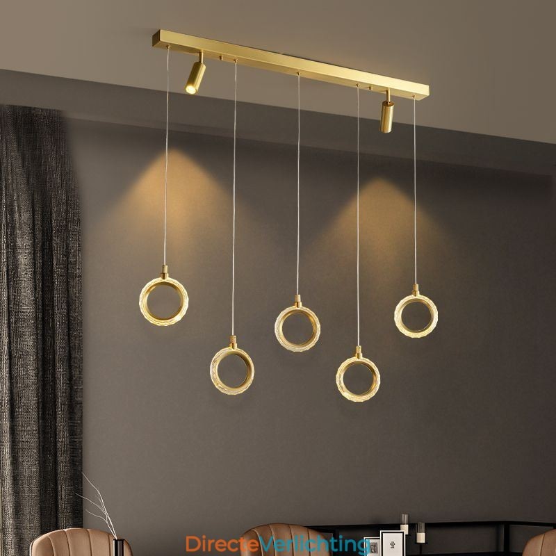 Hanglamp Acryl Ringlamp met Spot