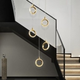 Hanglamp Acryl Ringlamp met Spot