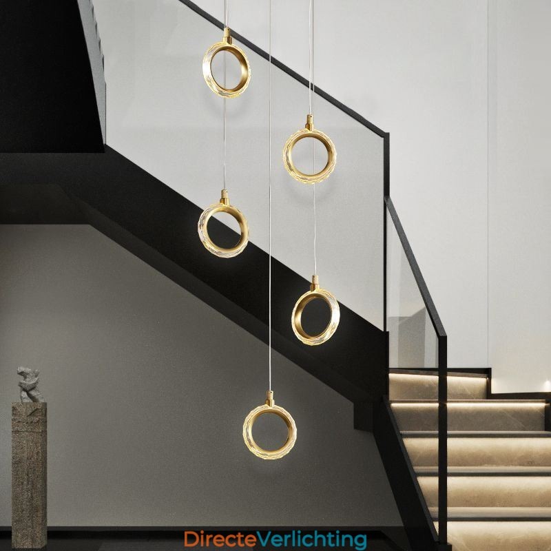 Hanglamp Acryl Ringlamp met Spot