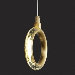 Hanglamp Acryl Ringlamp met Spot