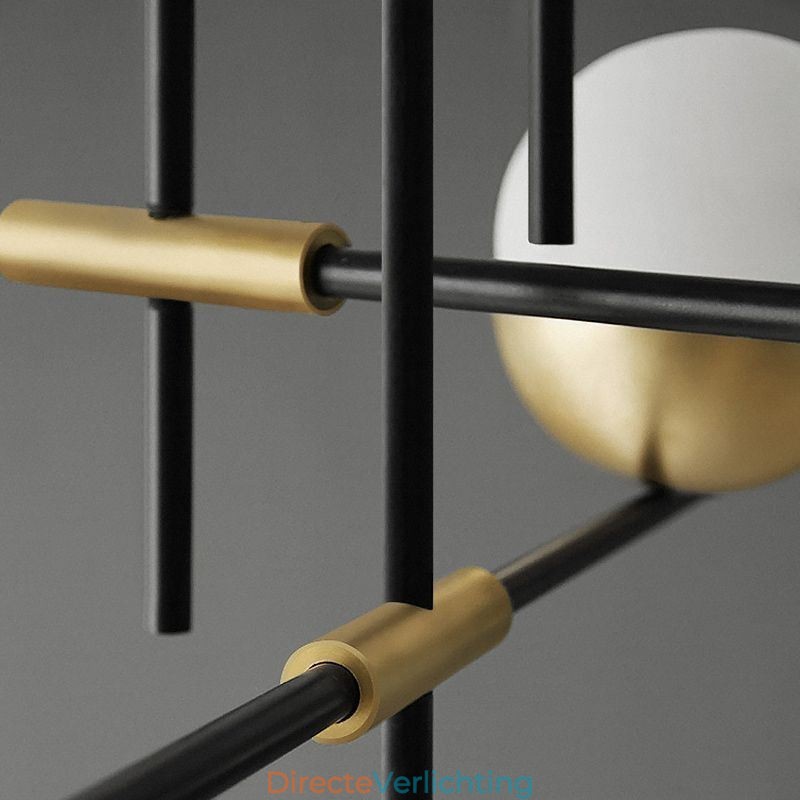 Glazen bol kroonluchter plafondlamp