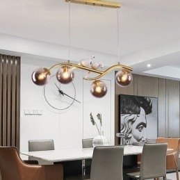 Moderne minimalistische tak hanglamp 4 lampen decoratieve lamp