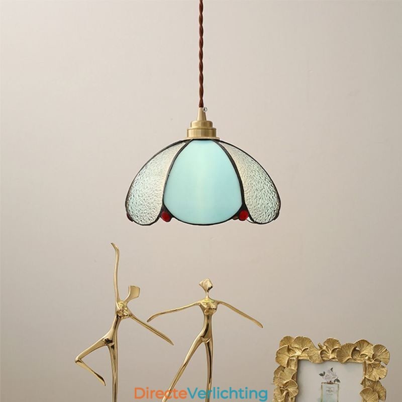 Minimalistische Petal Glazen Hanglamp Enkele Kop Glazen Hanglamp