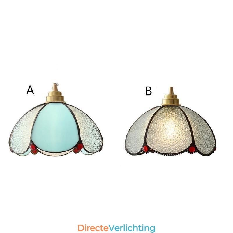 Minimalistische Petal Glazen Hanglamp Enkele Kop Glazen Hanglamp