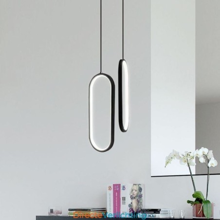Ovale hanglamp, decoratieve lamp van acryl Ovale hanglamp, decoratieve lamp van acryl