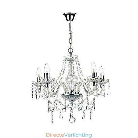 Traditionele klassieke kristallen chromen metalen kroonluchter Traditionele klassieke kristallen chromen metalen kroonluchter