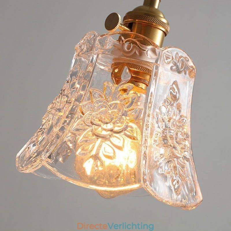 Bloem Hanglamp Minimalistische Decoratieve Glazen Lamp