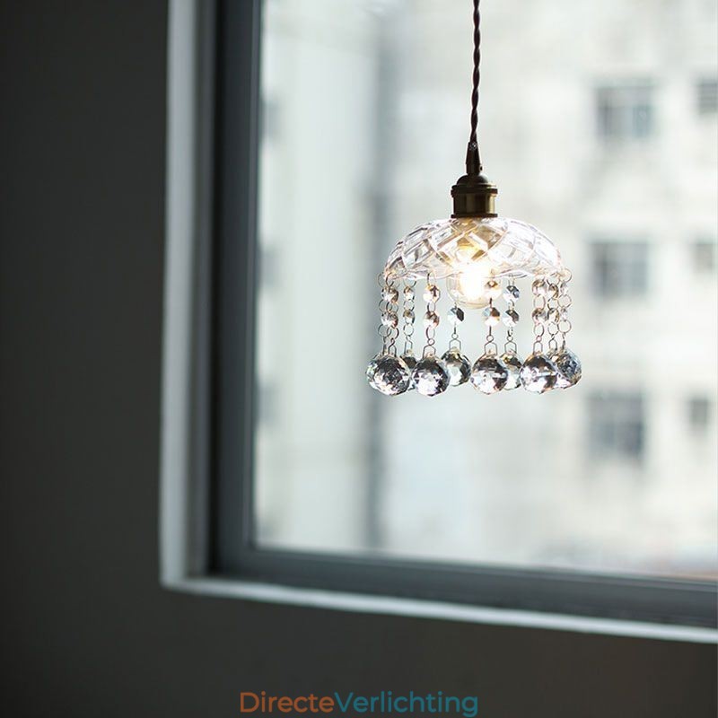 Moderne Mini Glazen Hanglamp 1 Licht Decoratief Licht Armatuur