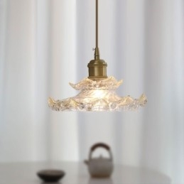 Japanse stijl glazen hanglamp Lotus glazen hanglamp