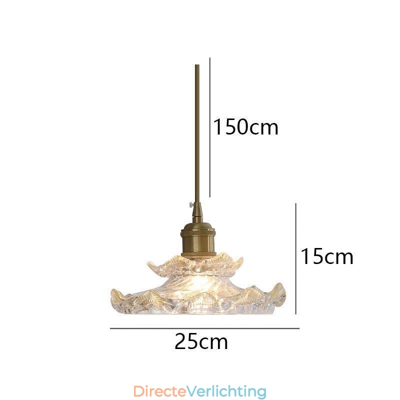 Japanse stijl glazen hanglamp Lotus glazen hanglamp