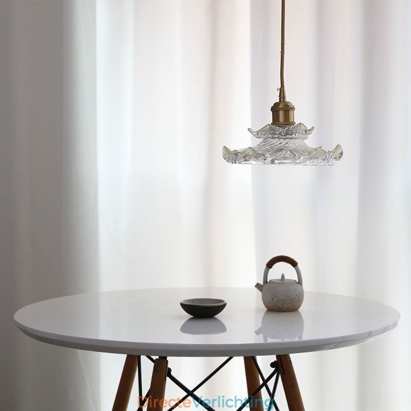 Japanse stijl glazen hanglamp Lotus glazen hanglamp