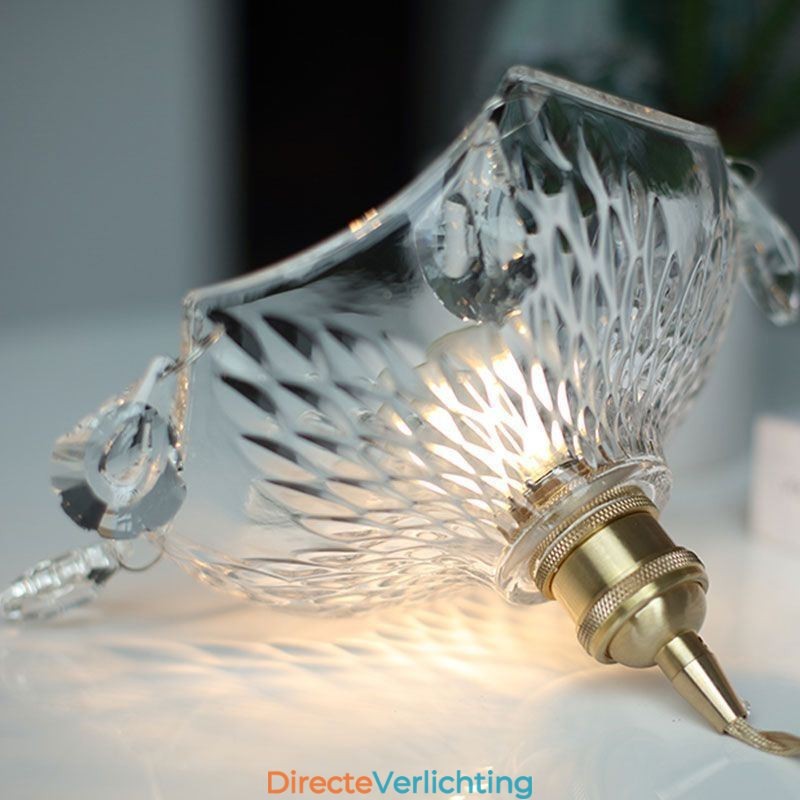 Moderne minimalistische glazen hanglamp, enkele hanglamp
