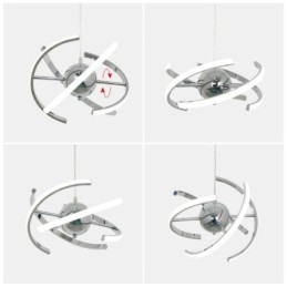 Draaibare Globe Hanglamp Decoratieve Plafondlamp