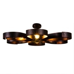 Moderne vintage plafondlamp ijzeren bloemvormige hanglamp