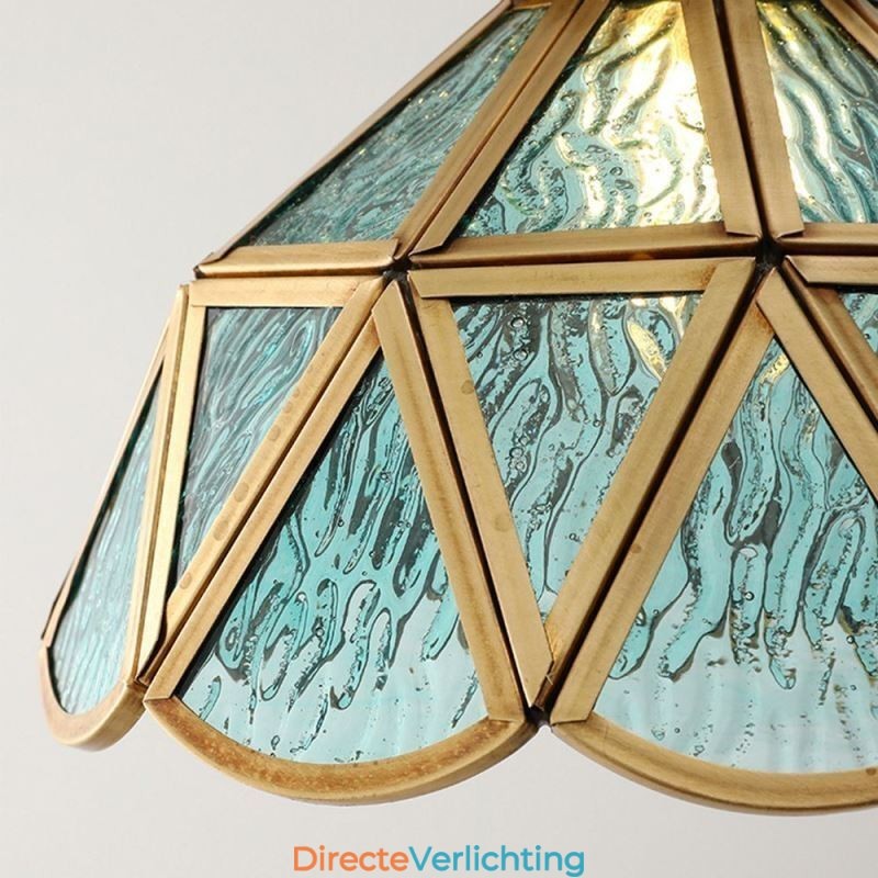 Retro glazen hanglamp Japanse stijl glazen plafondlamp