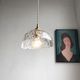 Onregelmatige messing glazen hanglamp Hammer glazen plafondlamp
